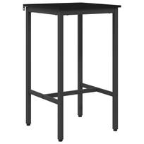 vidaXL Baro stalas 52 x 52 x 110 cm Apdirbta mediena Juodojo ąžuolo