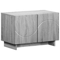 vidaXL Televizoriaus stovas 60 x 34,5 x 40 cm Pilka Sonoma