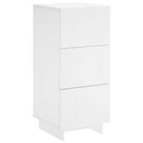 vidaXL Komoda Balta 33,5 x 34,5 x 75 cm Apdirbta mediena