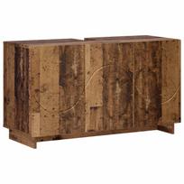 vidaXL Vonios kambario spintelė Sendintos medienos 101 x 41 x 58 cm