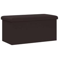 vidaXL Sulankstomas saugojimo suolas Ruda 180 kg 80 L 77 x 38 x 38 cm