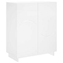 vidaXL Batų spintelė 73 x 38 x 87,5 cm Apdirbta mediena Balta