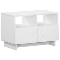 vidaXL Televizoriaus stovas 60 x 34,5 x 40 cm Balta Apdirbta mediena
