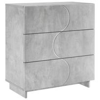 vidaXL Komoda Betono pilka 70 x 38 x 75 cm Apdirbta mediena