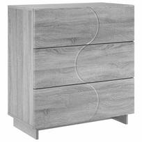 vidaXL Komoda Pilka Sonoma 70 x 38 x 75 cm Apdirbta mediena