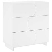 vidaXL Komoda Balta 70 x 38 x 75 cm Apdirbta mediena