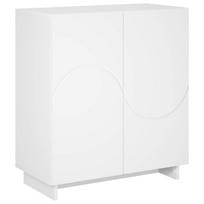 vidaXL Komoda Balta 67 x 34.5 x 75 cm Apdorota mediena