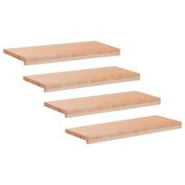 vidaXL Laiptų pakopos 4 vnt. 80 x 30 x 2 cm Natūrali