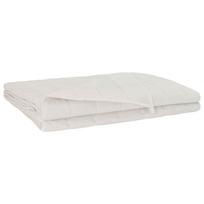 vidaXL Svorio antklodė Balta 140 x 200 cm 6 kg 100% Medvilnė 205T