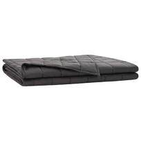 vidaXL Svorio antklodė Antracito 140 x 200 cm 6 kg 100% Medvilnė 205T