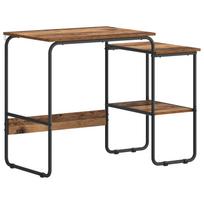 vidaXL Stalas su saugojimo vieta Sendintos medienos 100 x 50 x 75 cm