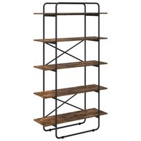 vidaXL Knygų lentyna 5 aukštų 100 x 35 x 175,5 cm PB Dūminio ąžuolo