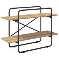 vidaXL Knygų lentyna 2 aukštų 100 x 35 x 70 cm PB Artisano ąžuolo