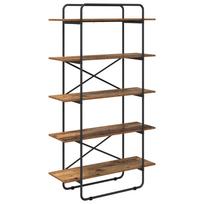 vidaXL Knygų lentyna 5 aukštų 100 x 35 x 175,5 cm PB Ąžuolo mediena