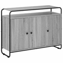 vidaXL Komoda Pilka Sonoma 102 x 35 x 75 cm Apdirbta mediena