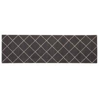 vidaXL Virtuvės kilimas Antracito languotas 180 x 60 cm