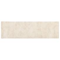 vidaXL Virtuvės kilimas kreminis betonas 150 x 45 cm 100% poliamidas