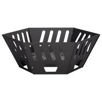 vidaXL Laužavietė Juoda 60 x 60 x 23 cm Plienas