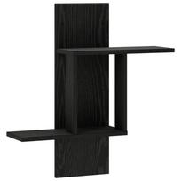 vidaXL Sieninė lentyna Juodojo ąžuolo 59 x 17 x 63 cm Apdirbta mediena