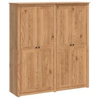 vidaXL Spinta PANAMA Medus 169 x 50 x 185 cm Pušies medienos masyvas