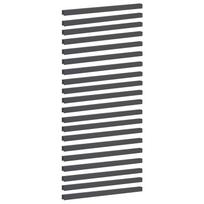 vidaXL Sodo apvadų dengiamasis profilis 20 vnt. 100 x 5 x 5 cm Plienas