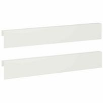 vidaXL Sodo apvadų dengiamasis profilis 2 vnt. 100 x 5 x 15 cm Plienas