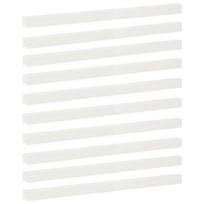vidaXL Sodo apvadų dengiamasis profilis 10 vnt. 100 x 5 x 5 cm Plienas
