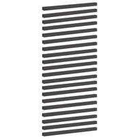vidaXL Sodo apvadų dengiamasis profilis 20 vnt. 100 x 5 x 5 cm Plienas