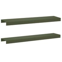 vidaXL Sodo apvadų dengiamasis profilis 2 vnt. 100 x 20 x 5 cm Plienas