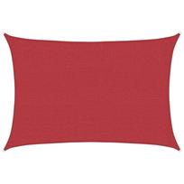 vidaXL Uždanga nuo saulės, raudonos spalvos, 2,5x4m, HDPE, 160g/m²