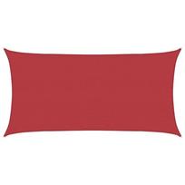 vidaXL Uždanga nuo saulės, raudonos spalvos, 4x7m, HDPE, 160g/m²