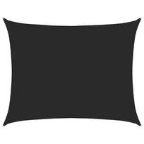 vidaXL Uždanga nuo saulės, juodos spalvos, 6x7m, HDPE, 160g/m²