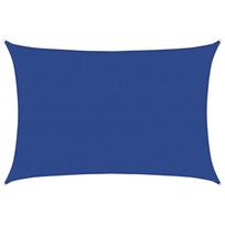 vidaXL Burė nuo saulės, mėlynos spalvos, 5x6m, HDPE, 160g/m²