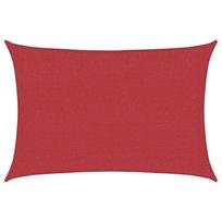 vidaXL Uždanga nuo saulės, raudonos spalvos, 3x4m, HDPE, 160g/m²