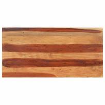 vidaXL Stalviršis, 120x60x(2,5–2,7)cm, akacijos medienos masyvas