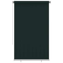 vidaXL Lauko roletas, 145 (plotis) x 230 (aukštis) cm, tamsiai žalios spalvos, HDPE
