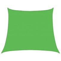 vidaXL Saulės skėtis, burė, 160 g/m², trapecijos formos, šviesiai žalia, 4/5x4 m, HDPE
