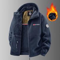 Vyriškas šildomas striukė Žieminė poliarinio vilnos striukė Vyriška terminė vilnos taktinė sportinė striukė Karinė softshell žygio lauko armijos striukė XL juoda