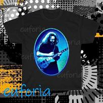 Jerry Garcia Wolf Guitar Logo T-Shirt Funny Size S to 5XL L blue