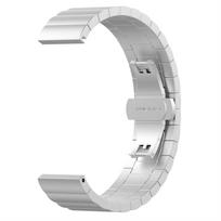 Watch Band Compatible for Huawei Watch FIT Mini Smartwatch Stainless Steel Metal Replacement Strap Smart Watch Rose gold (a bead steel belt beige