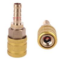 8 mm kieto žalvarinės padangos vožtuvo gnybtas siurblio purkštuko spaustukas greitas prijungimas universalus oro griebtuvo pripūtimo siurblio adapterio sriegio jungtis beige