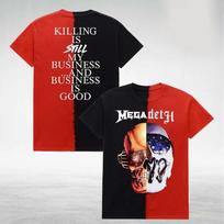 Megadeth Killing Is My Business Split 3D All Over Print Shirt All Size XXXXL black