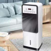 1800W Portable Mini Air Conditioner Fan with Lighting Stand Heater for Bathroom and Bedroom Space Heating and Cooling UK-220-240V balta