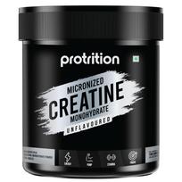 Protrition Mikronizuotas Kreatino Monohidrato Milteliai | Be Skonio - 100g (Porcijos)| 3 g 100 % kreatino monohidrato porcijoje | Prieš treniruotės papildas
