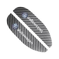2 vnt. Anglies pluošto automobilio galinio vaizdo veidrodėlio antakių lietaus apsauga Volkswagen VW Golf Polo 4 5 6 Passat B5 B6 B7 CC Jetta Tiguan pn2 8w gray