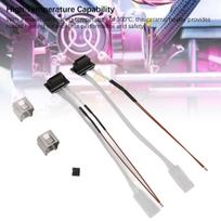 2 Set 24V 48W Ceramic Heater Thermistor Kit with Fixing Clamp for P1P P1S gray