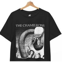 The Chameleons abstract graphic art T-shirt L gray