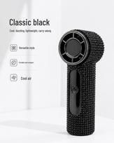 X100 High-Speed Handheld Mini Fan: Powerful Airflow, USB Rechargeable, Portable for Outdoor Use 1 gray