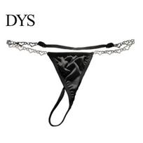 Tight Fit G-string G String Thongs for Women Sexy T-back Low Rise Love Rhinestone Underwear Plus Size Cheeky Heart Chain Panties auksinė