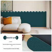 Lipnios minkštos sienų plokštės darželiams ir vaikų kambariams - Apsauga nuo susidūrimo, Dekoratyvinė apsauga lovoms ir negražiosioms sienoms 15x60 cm gray